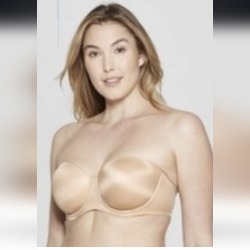 Auden "The Superstar" Lightly Lined T-Shirt Bra - Beige - 46C